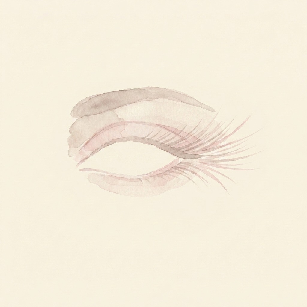 Crow's feet illustration
