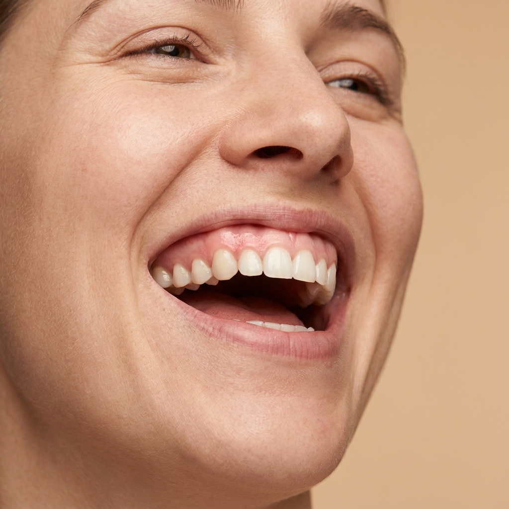 Gummy smile treated with Botox