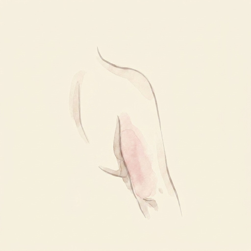 Soft upper arms illustration