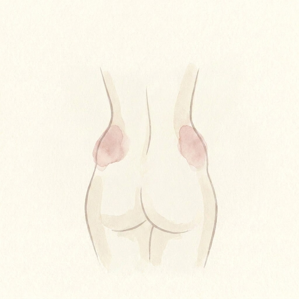 Love handles illustration