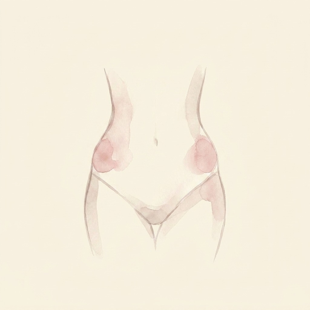 Love handles illustration