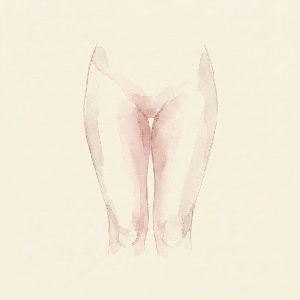 Inner thighs illustration