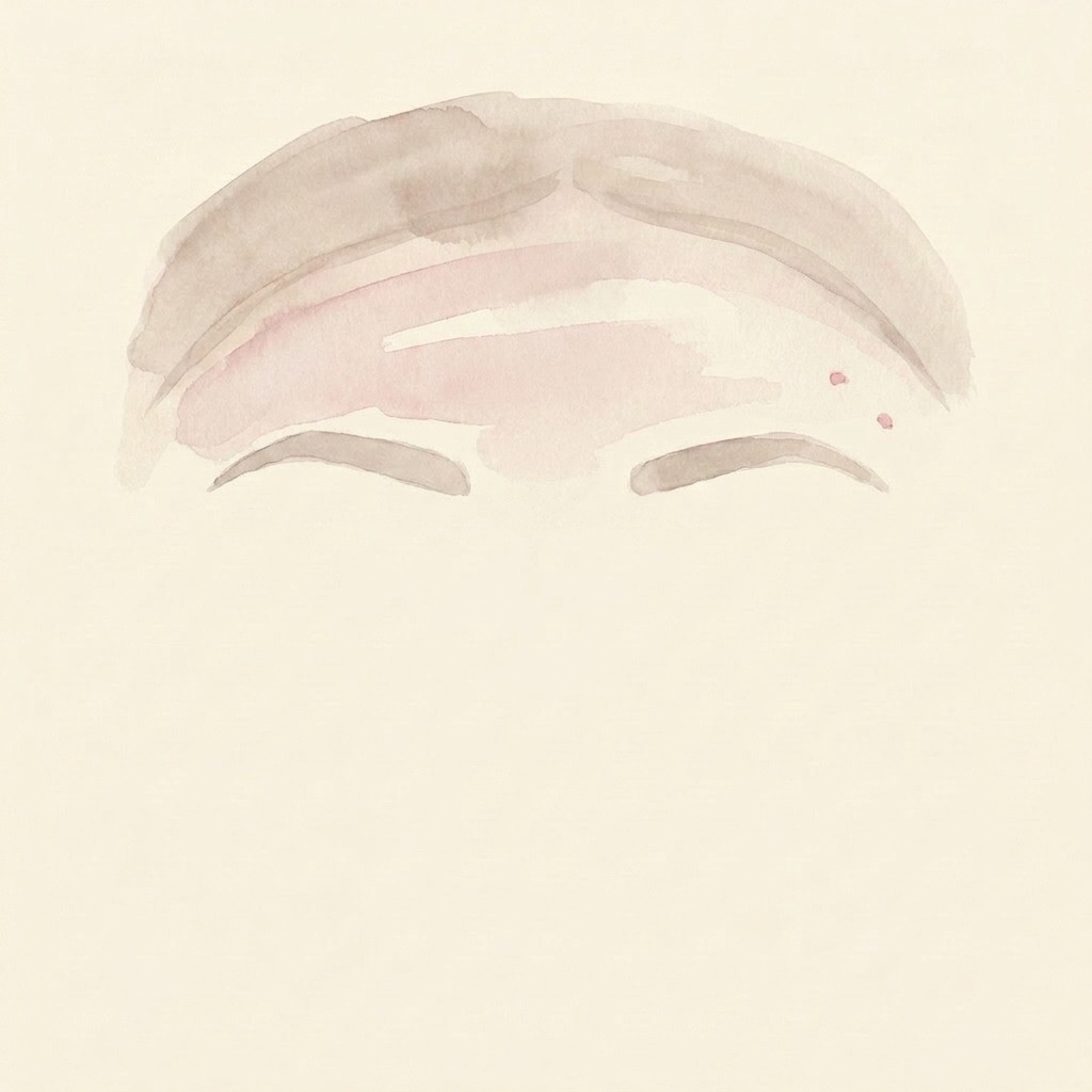 Oily, breakout-prone skin illustration