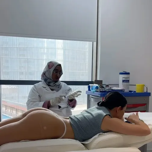 Symphony Clinic Dubai Instagram reel - Butt Filler