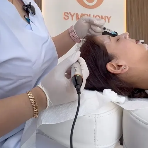 Symphony Clinic Dubai Instagram reel - Peptide