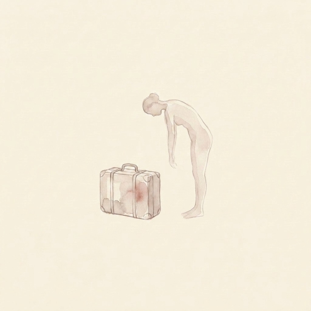 Travel fatigue illustration