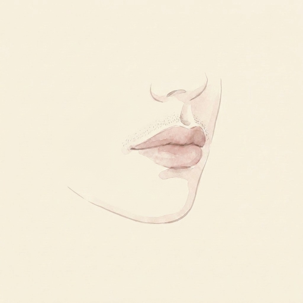 Facial hair illustration