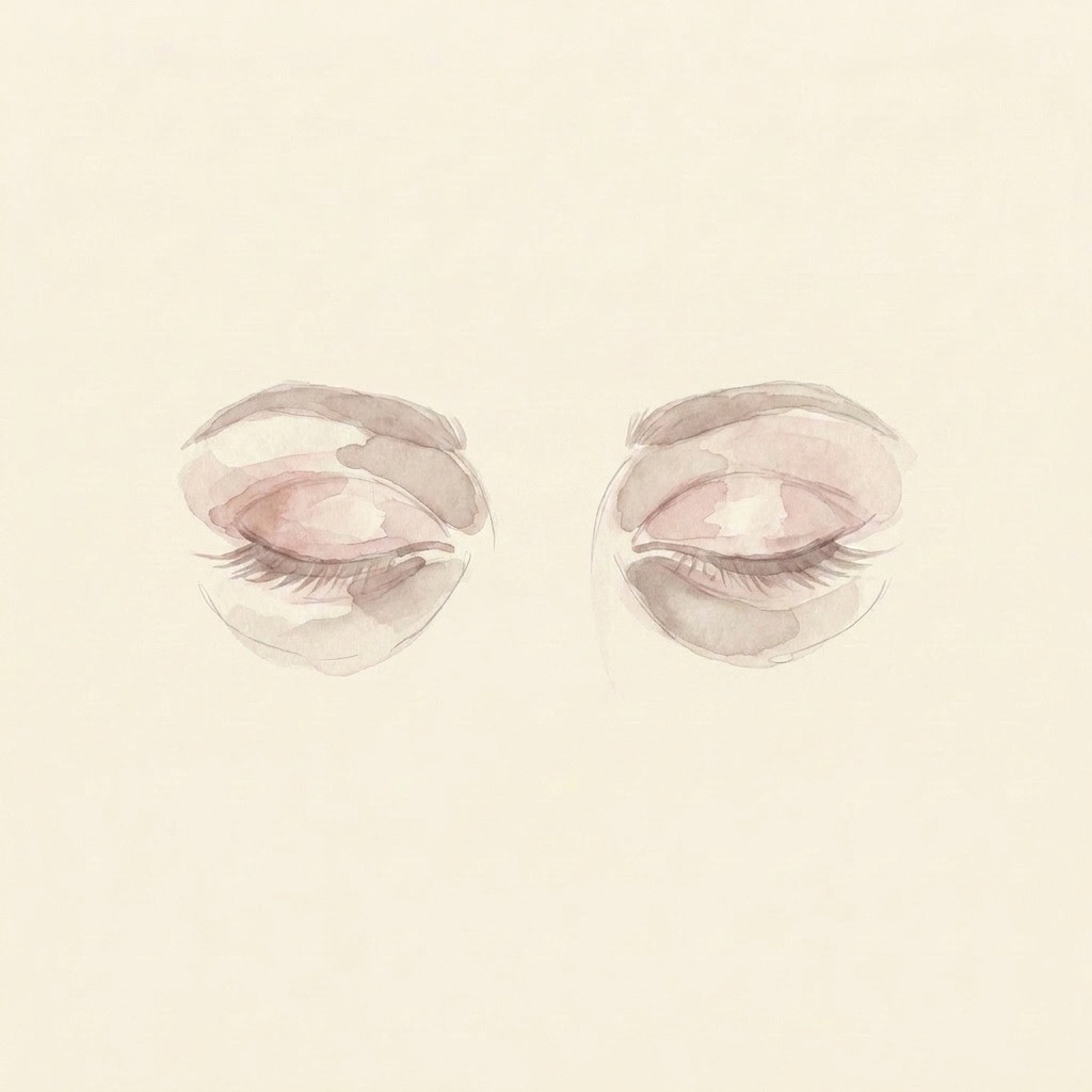Dark circles illustration