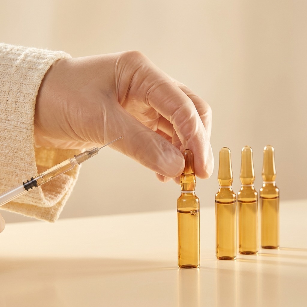 Blending step of mesotherapy