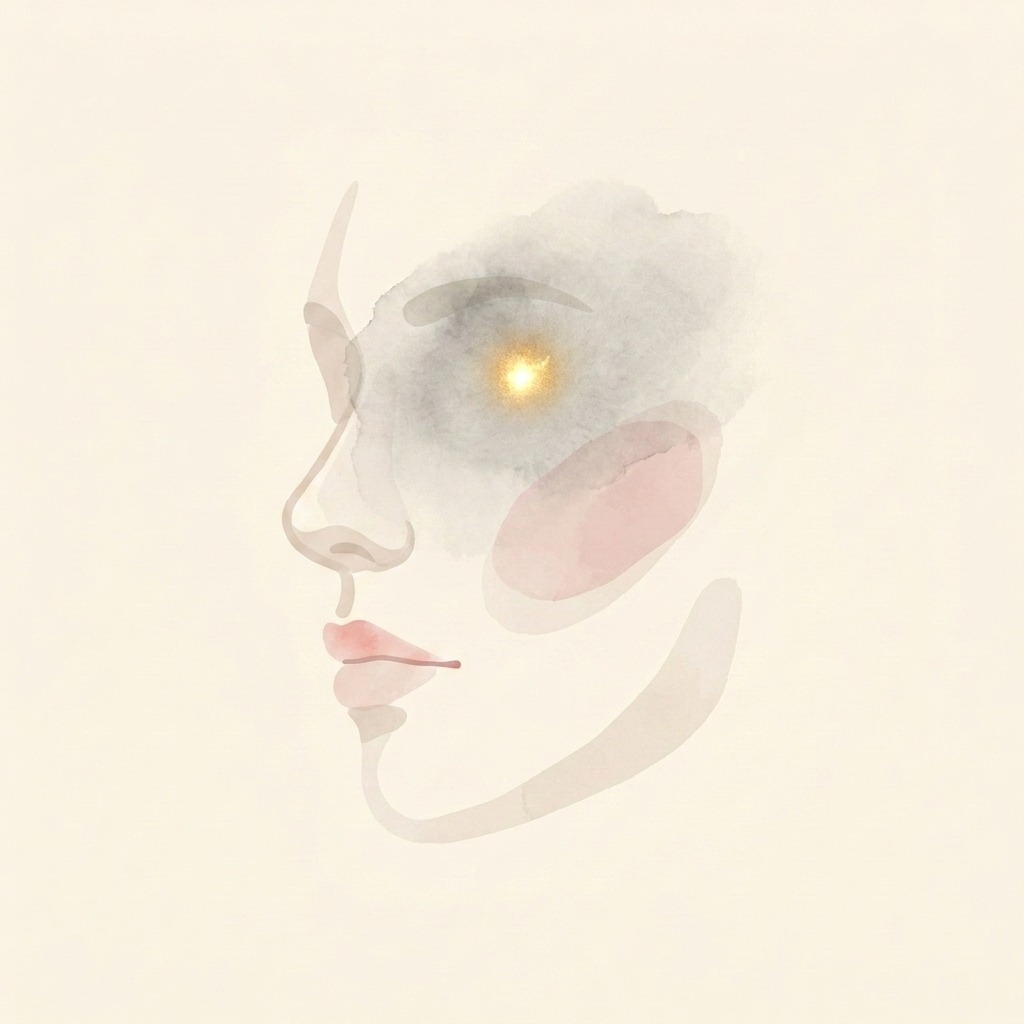 Flat energy, foggy days illustration