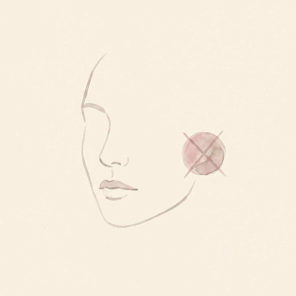 No added volume illustration